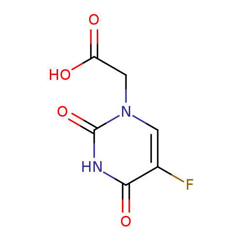 OC(=O)Cn1cc(F)c(=O)[nH]c1=O