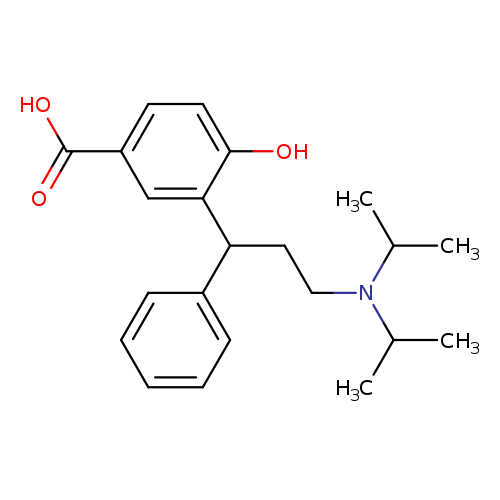 CC(N(C(C)C)CCC(c1cc(ccc1O)C(=O)O)c1ccccc1)C