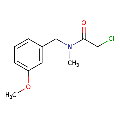 ClCC(=O)N(Cc1cccc(c1)OC)C