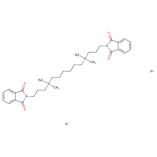 O=C1N(CCC[N+](CCCCCC[N+](CCCN2C(=O)c3c(C2=O)cccc3)(C)C)(C)C)C(=O)c2c1cccc2.[Br-].[Br-]