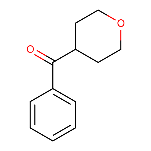 O=C(c1ccccc1)C1CCOCC1