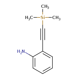 Nc1ccccc1C#C[Si](C)(C)C