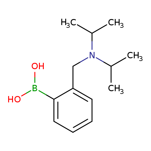 CC(N(C(C)C)Cc1ccccc1B(O)O)C