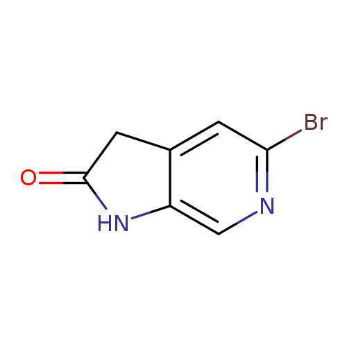 O=C1Nc2c(C1)cc(nc2)Br