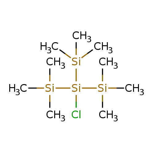 Cl[Si]([Si](C)(C)C)([Si](C)(C)C)[Si](C)(C)C