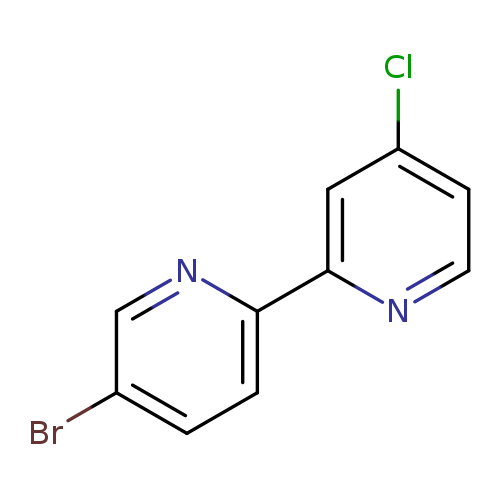Brc1ccc(nc1)c1nccc(c1)Cl