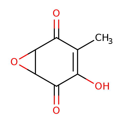 O=C1C2OC2C(=O)C(=C1O)C