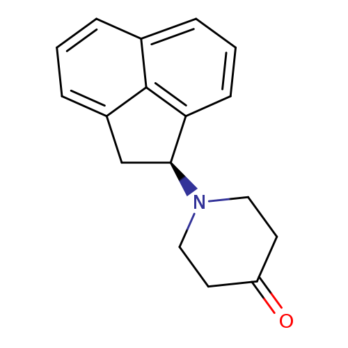 O=C1CCN(CC1)[C@H]1Cc2c3c1cccc3ccc2