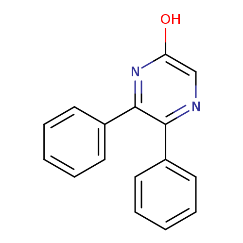 Oc1cnc(c(n1)c1ccccc1)c1ccccc1