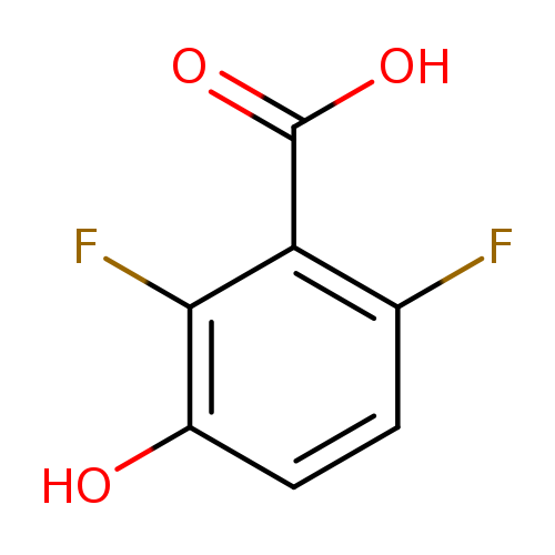 OC(=O)c1c(F)ccc(c1F)O