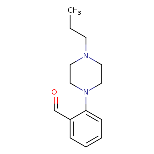CCCN1CCN(CC1)c1ccccc1C=O