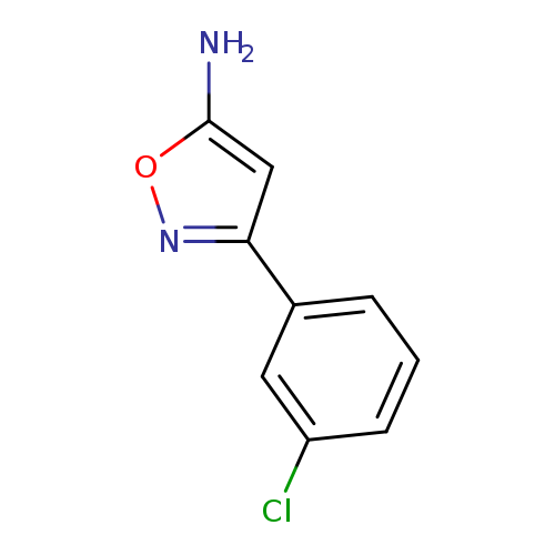 Clc1cccc(c1)c1noc(c1)N