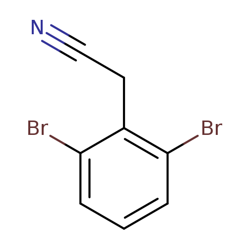 N#CCc1c(Br)cccc1Br