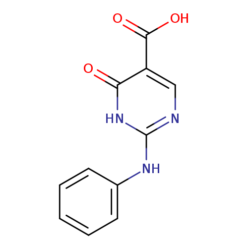 OC(=O)c1cnc([nH]c1=O)Nc1ccccc1