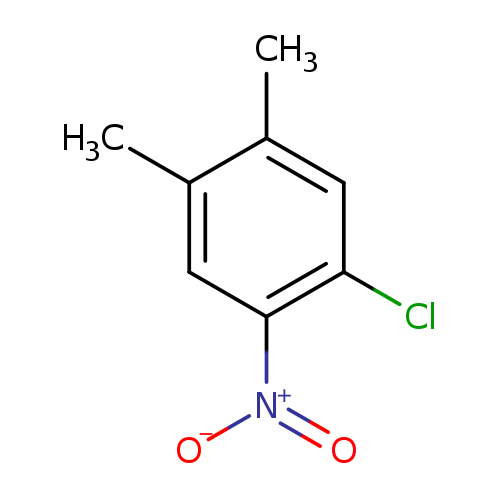 [O-][N+](=O)c1cc(C)c(cc1Cl)C