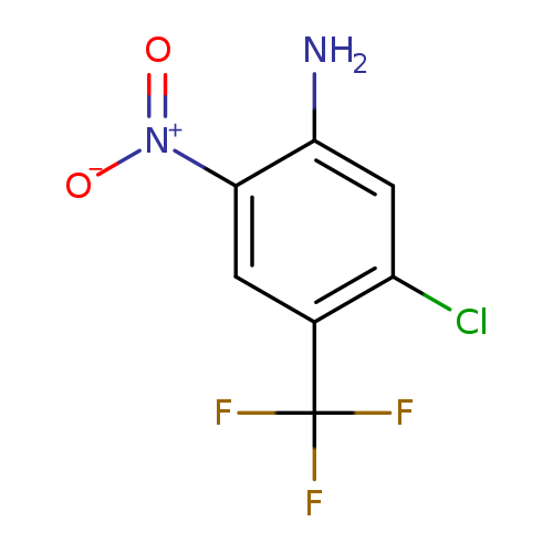 [O-][N+](=O)c1cc(c(cc1N)Cl)C(F)(F)F