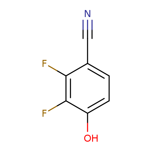 N#Cc1ccc(c(c1F)F)O