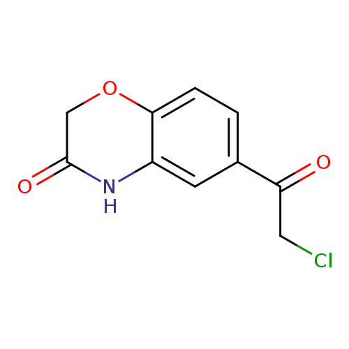 ClCC(=O)c1ccc2c(c1)NC(=O)CO2