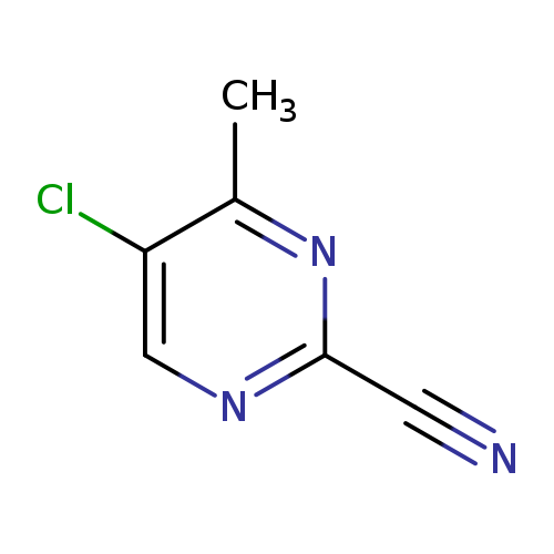 N#Cc1ncc(c(n1)C)Cl