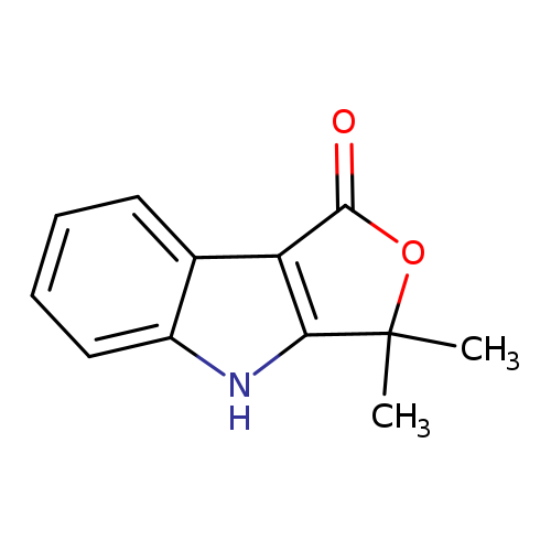 O=C1OC(c2c1c1ccccc1[nH]2)(C)C