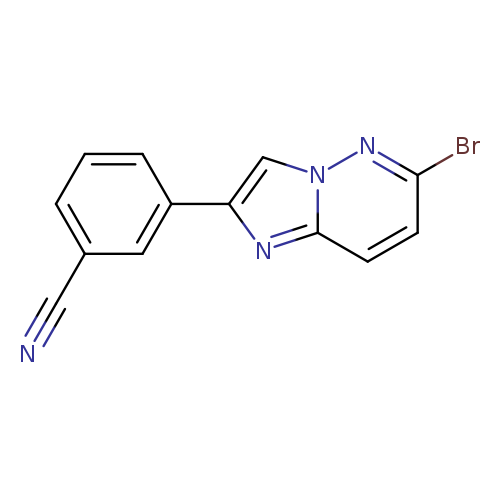N#Cc1cccc(c1)c1cn2c(n1)ccc(n2)Br