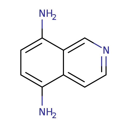 Nc1ccc(c2c1cncc2)N