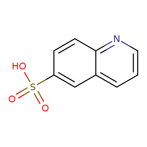 OS(=O)(=O)c1ccc2c(c1)cccn2