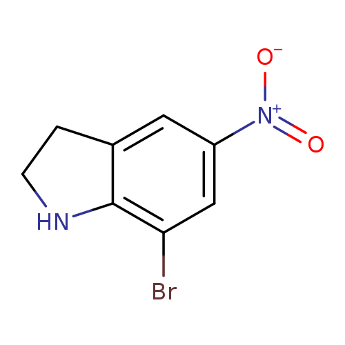 Brc1cc(cc2c1NCC2)[N+](=O)[O-]