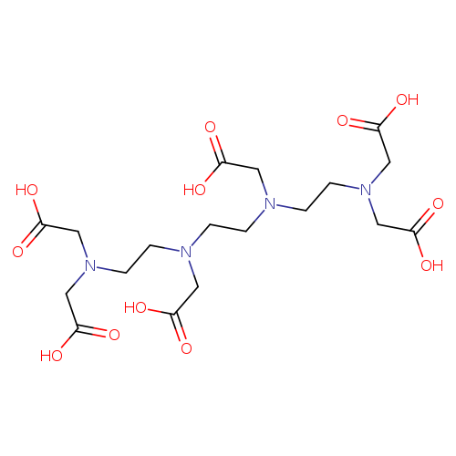 OC(=O)CN(CCN(CC(=O)O)CC(=O)O)CCN(CC(=O)O)CCN(CC(=O)O)CC(=O)O