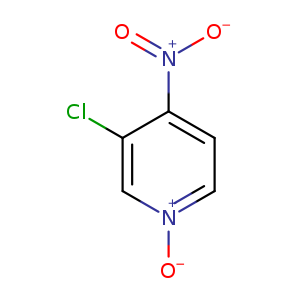 [O-][n+]1ccc(c(c1)Cl)[N+](=O)[O-]