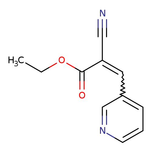 CCOC(=O)C(=Cc1cccnc1)C#N