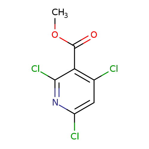 COC(=O)c1c(Cl)cc(nc1Cl)Cl