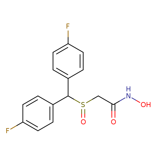 ONC(=O)CS(=O)C(c1ccc(cc1)F)c1ccc(cc1)F