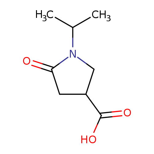 CC(N1CC(CC1=O)C(=O)O)C