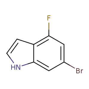 Brc1cc(F)c2c(c1)[nH]cc2