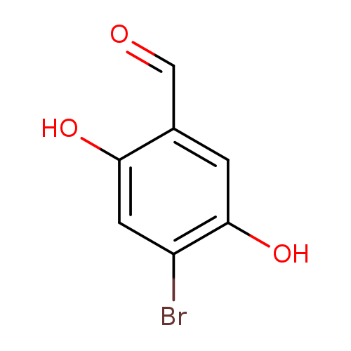 O=Cc1cc(O)c(cc1O)Br