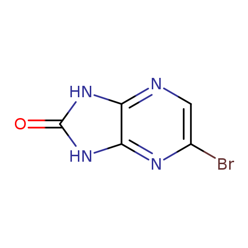 Brc1cnc2c(n1)[nH]c(=O)[nH]2