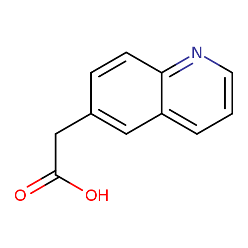 OC(=O)Cc1ccc2c(c1)cccn2