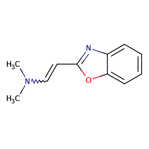 CN(C=Cc1nc2c(o1)cccc2)C