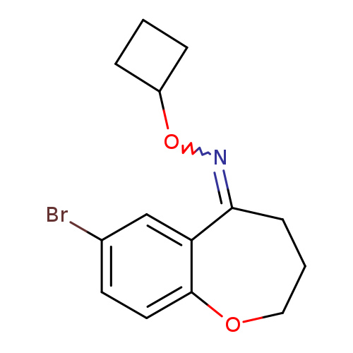 Brc1ccc2c(c1)C(=NOC1CCC1)CCCO2