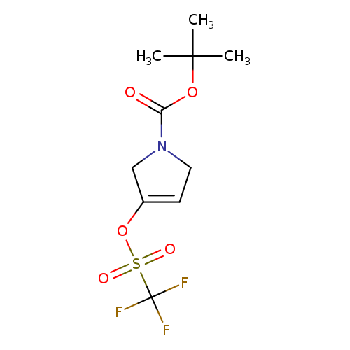 O=C(N1CC=C(C1)OS(=O)(=O)C(F)(F)F)OC(C)(C)C