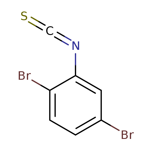 Brc1ccc(cc1N=C=S)Br