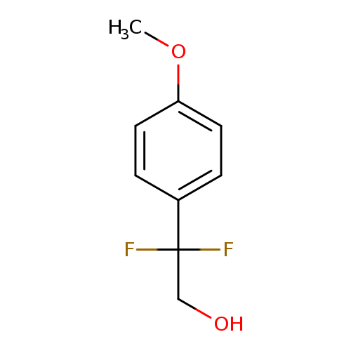 OCC(c1ccc(cc1)OC)(F)F