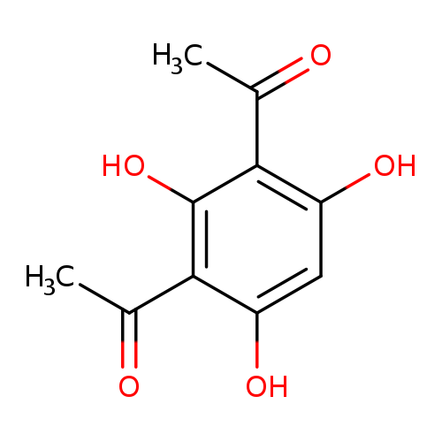 CC(=O)c1c(O)cc(c(c1O)C(=O)C)O