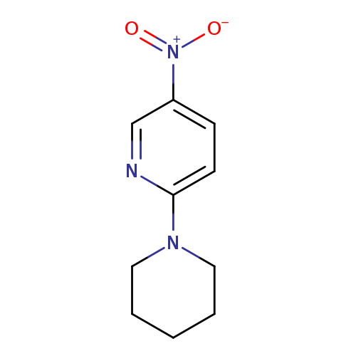 [O-][N+](=O)c1ccc(nc1)N1CCCCC1