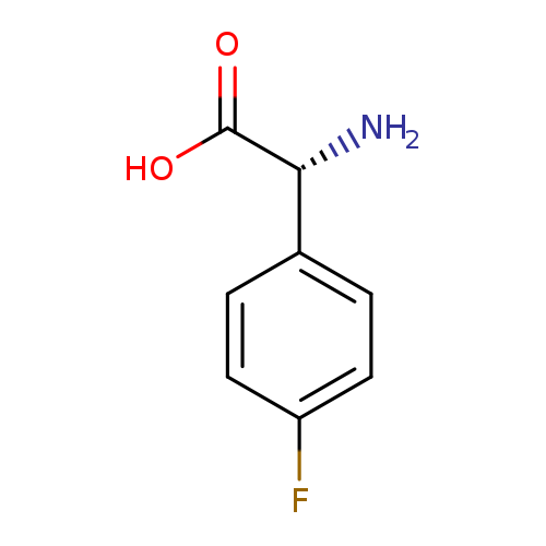 N[C@H](c1ccc(cc1)F)C(=O)O