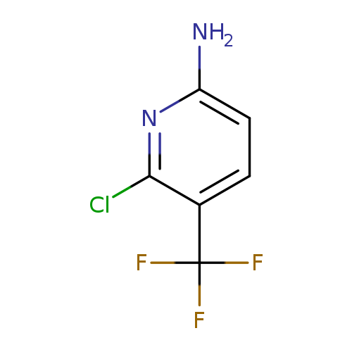 FC(c1ccc(nc1Cl)N)(F)F