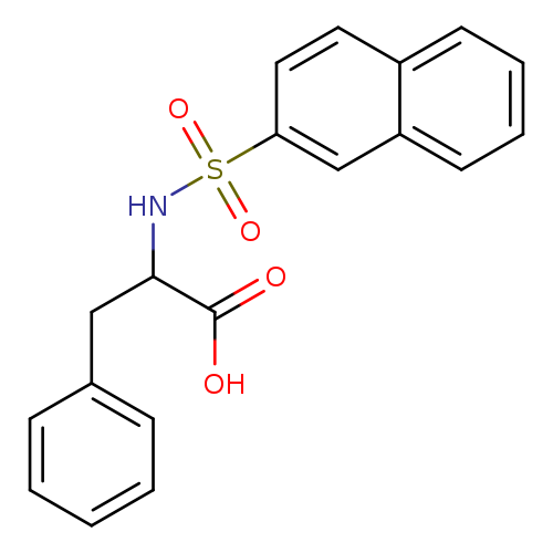 OC(=O)C(NS(=O)(=O)c1ccc2c(c1)cccc2)Cc1ccccc1