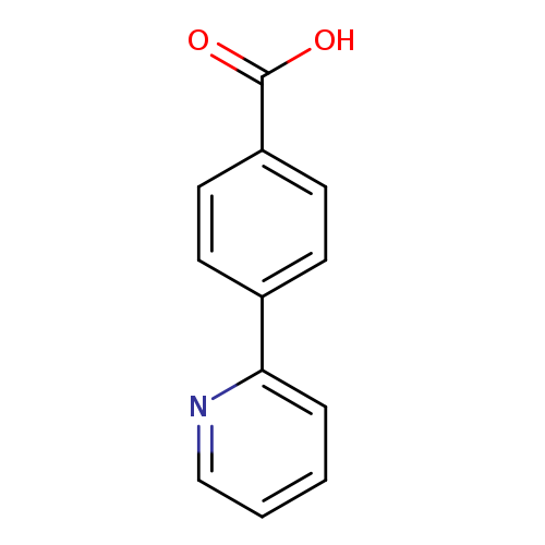 OC(=O)c1ccc(cc1)c1ccccn1