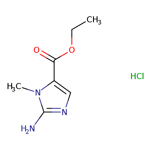 Cn1c(cnc1N)C(=O)OCC.Cl